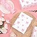 Sanixin 100 Sheets Pink Bow Tissue Paper for Gift Wrapping Cute Polka Dot Coquette Decorative Tissue Paper for Baby Shower Wedding Bachelorette Party DIY Craft, 14 x 20 Inch