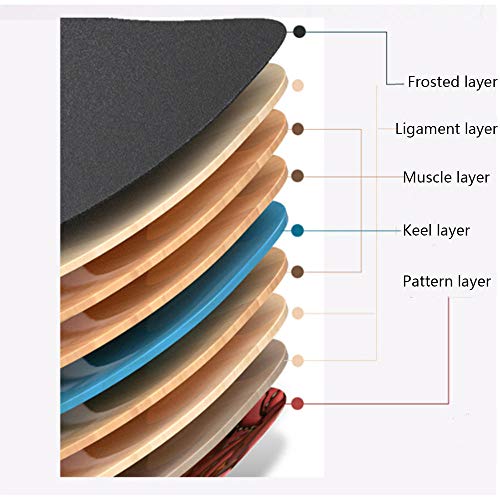 RYQSM Skateboard Standard a Doppio Calcio a Sette