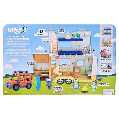 Set de Juego de Caravana Bluey Juguete para Evitar el Aburrimiento en Casa 3