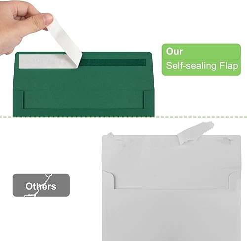 Miniatura 66 de 65 paquetes de sobres A4 de 10 x 15 cm para invitaciones, imprimibles, autosellables para bodas, fotos, tarjetas de felicitación, correo