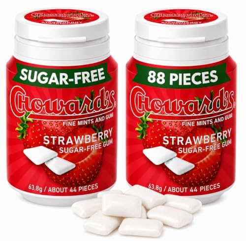 Choward's Strawberry Gum, Refreshing Sugar Free Gum, Pack of 2 - image 1