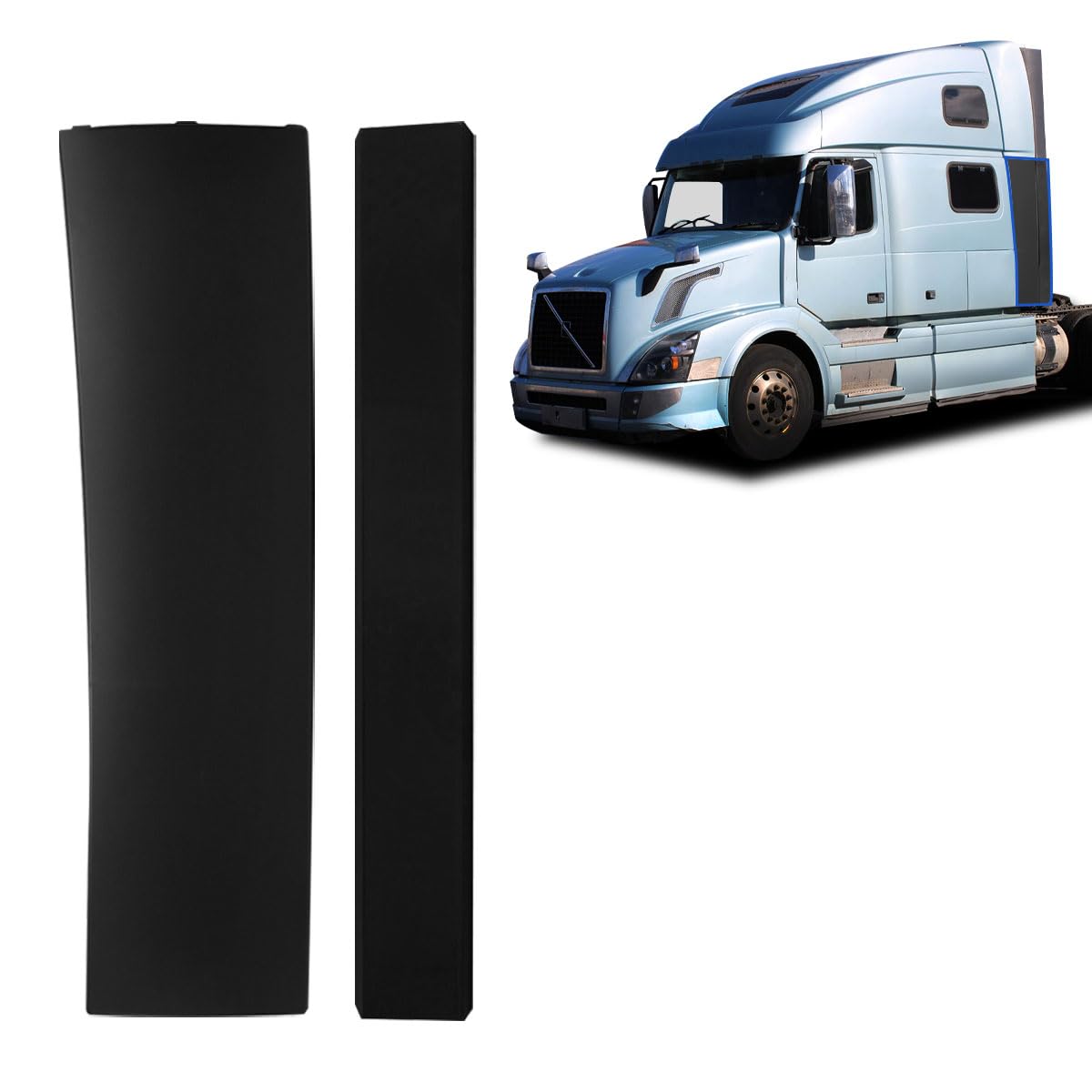 Photo 1 of Unitedlu Cab Cabin Lower Sleeper Fairing for Volvo VNL 1997-2017, Large Left Driver Side, Includes Brackets