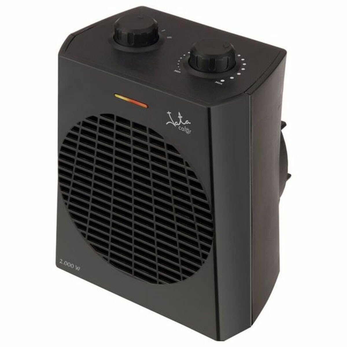 Radiateur soufflant 2000 W Jata TV74 noir contre le froid dans la salle de bain