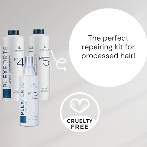 Miniatura 2 de Lendan Plex Forte Kit Intense - No. 2 + No. 4 Liter + No. 5 Liter - 1000ml  36 Fl Oz.