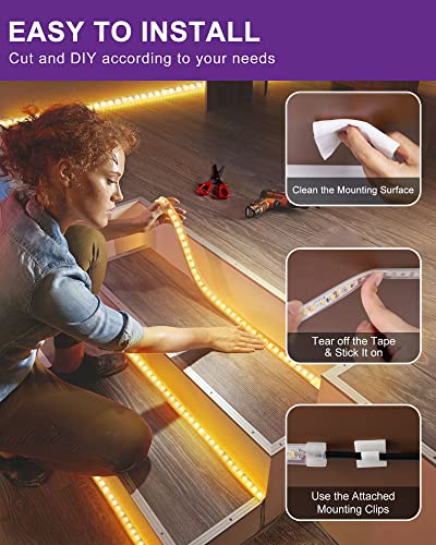 Tira de LED blanca cálida HitLights 16.4 pies 3000K miniatura 4