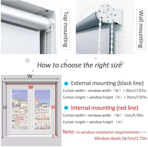 Filtre de lumière maison en PVC transparent contre le vis-à-vis - 5