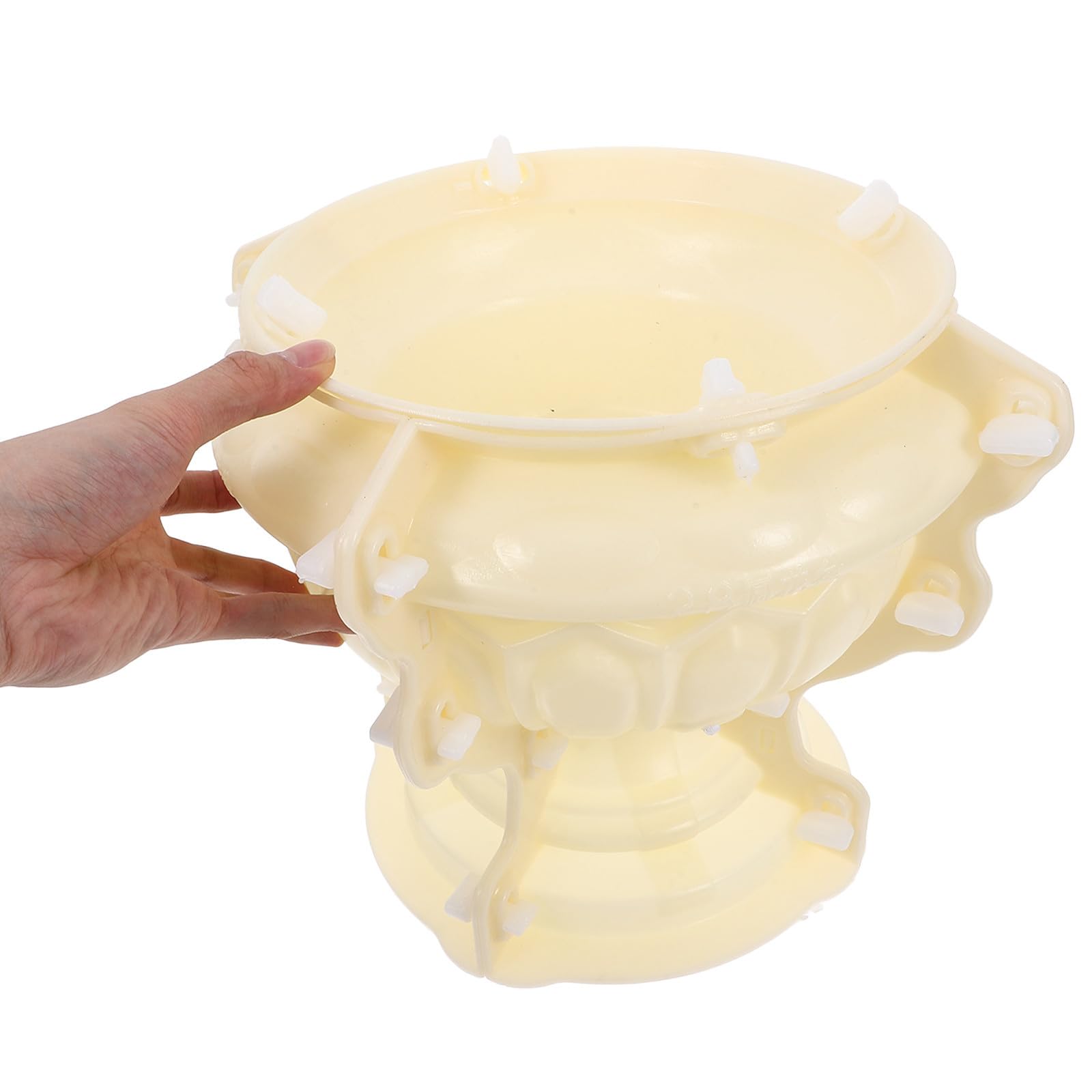 Stampo Flessibile e Facile da Usare in Plastica Riutilizzabile per Vaso di Fiori Stile Europeo per Fai da Te e Artigianato Manuale