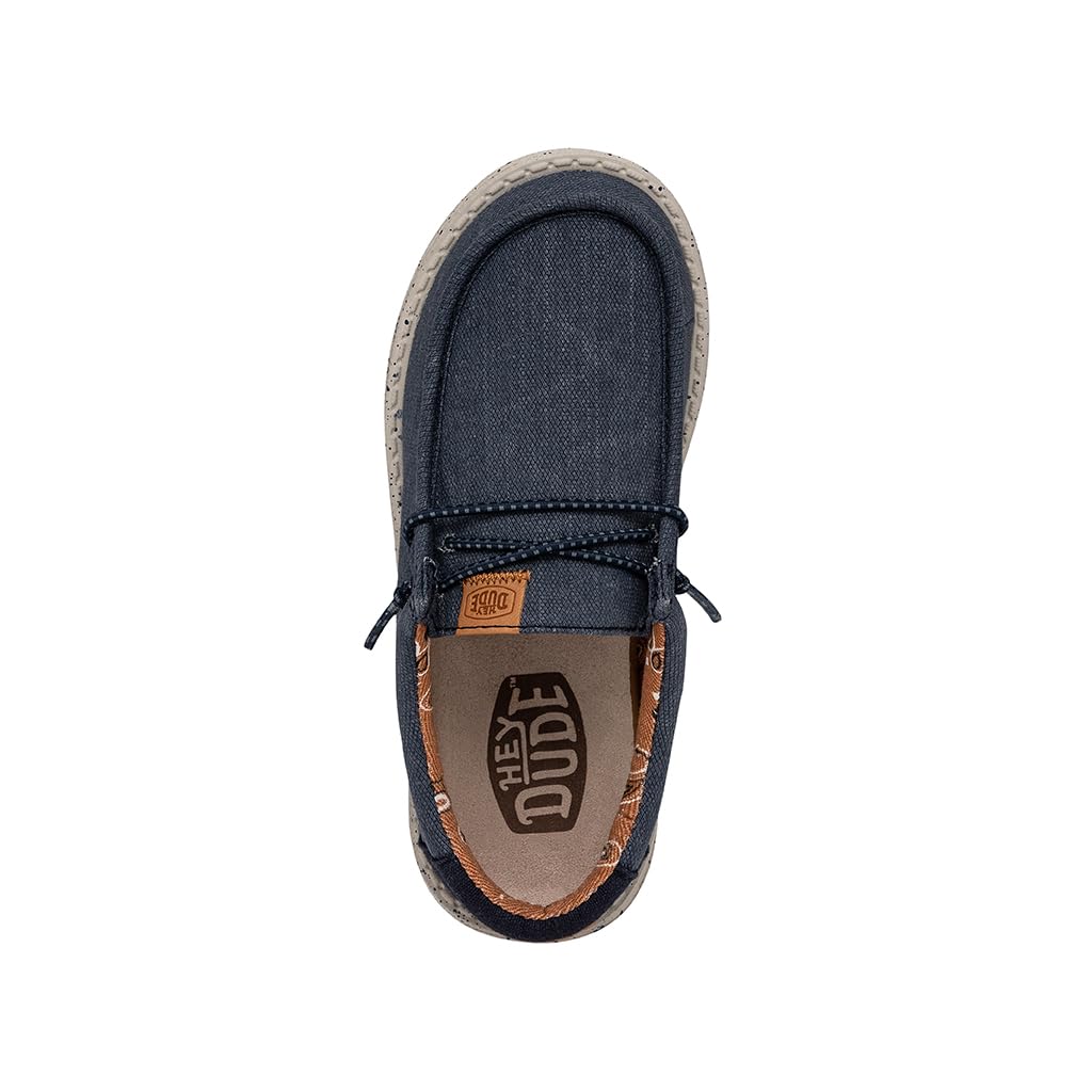 Hey Dude Wally Youth Washed Canvas, Mocassino Uomo
