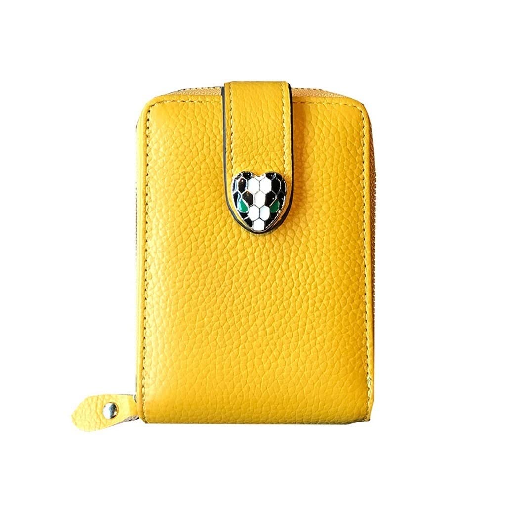 ESTELAR Etui na wizytówki dla mężczyzn, etui na wizytówki, organizer na karty, skórzany wygląd, przenośny uchwyt na wizytówki, portfel damski organizer na wizytówki, a