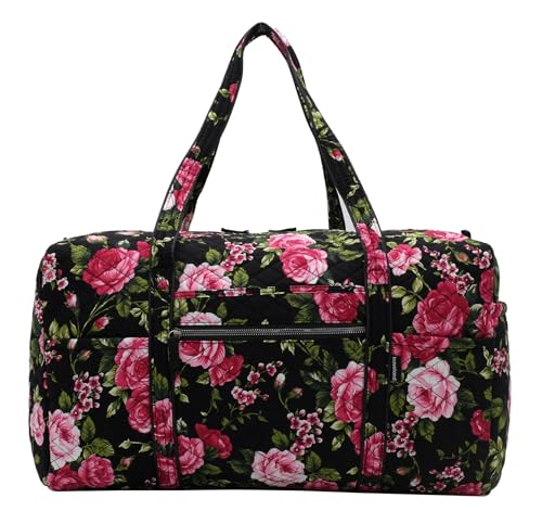 Fashionable Quilted Duffel bag (Rose)