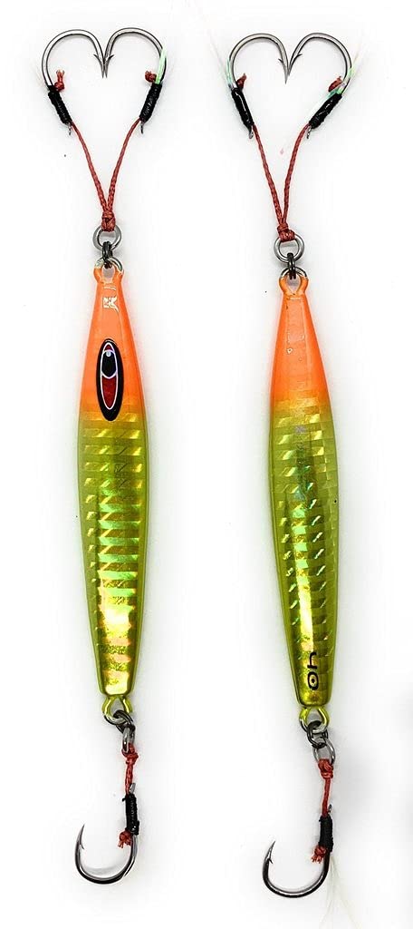 Seafloor Control Tiny Abyss Lightweight Metal Jig with Assist Hooks 60g 3.25"