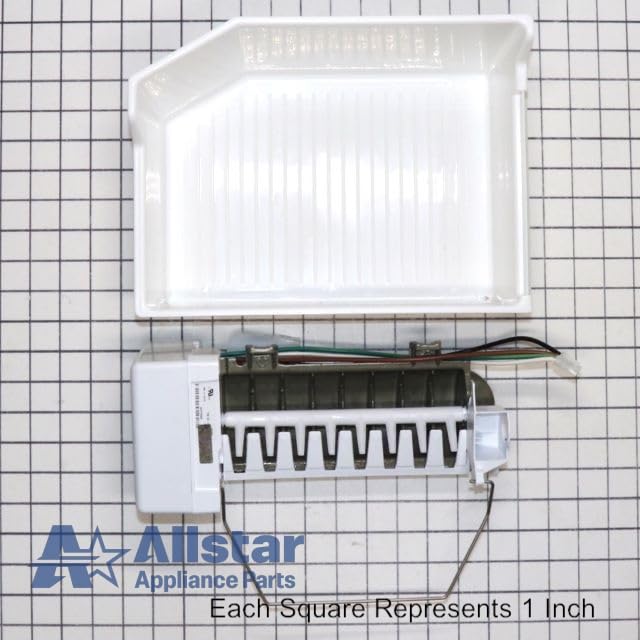 W11517113 Refrigerator Ice Maker Assembly and 5 & 8 Pin Wire Harness