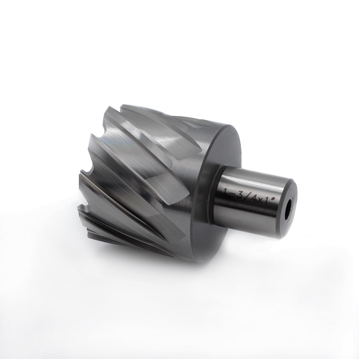 OSCARBIDE 1-3/4"x1 Annular Cutter,1-3/4 inch Cutting Diameter,1 inch Depth of Cut,3/4 inch Weldon Shank 2 Flat Mag Drill Bit with Pilot Pin for Magnetic Drill Press,1 Piece