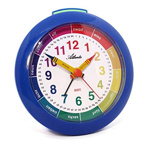 Atlanta Kinderwecker Lernwecker Blau Jungen Wecker Cover