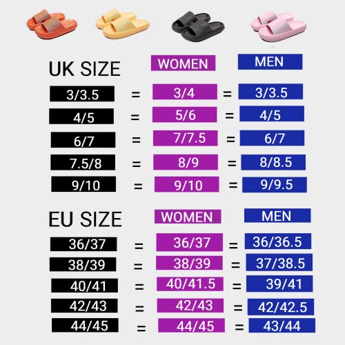 QUAIS & HARRIS Womens Thick Pillow Sliders – Ladies Home, Shower Comfy Slippers Size 4 5 6 7 8 9 10. Light Extra Comfortable & Soft Outdoor, indoor, and Shower Cloud Slides. - Image 5