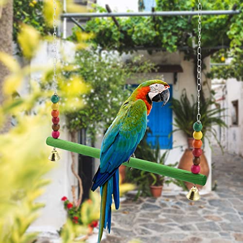 Ksrnsne Chicken Swing Chicken Toy for Hens Bird Parrot Macaw Hens Swing Ladder for Hens Bird Parrot Trainning - Image 2