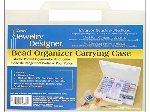 Darice Bead Organizer Carrying Case, 7.5 by 10-Inch