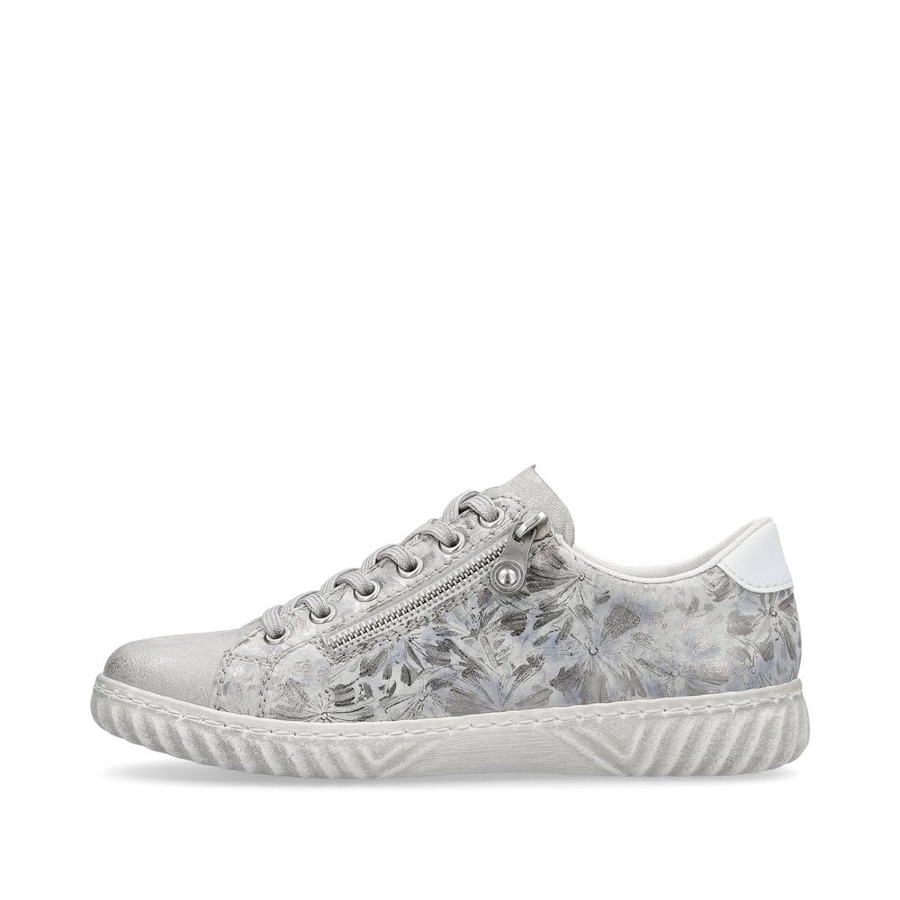 Rieker Women's Silver 'Norma' Trainers In Size 8