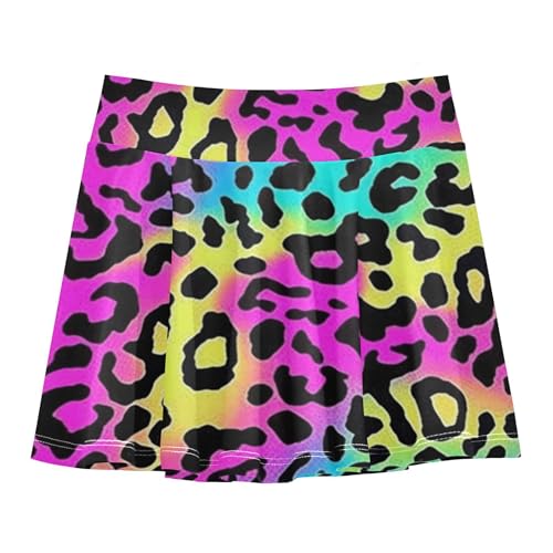 Girls Skorts with Built in Shorts Flowy Little Girl Skirts Skort Kids with Pockets
