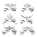 Produktbild LONMEI Face Gems - Festival Jewels Aufkleben Von Kristallen Strass Tattoo Face Rocks Body Stickers, 2