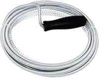 Desentupidor de Canos Manual em Aço Inoxidável, 130 cm, Preto Ideal Para Pias Ralos de Banheiro e Canos Premium