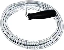 Desentupidor de Canos Manual em Aço Inoxidável, 130 cm, Preto Ideal Para Pias Ralos de Banheiro e Canos Premium