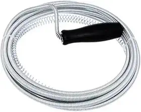 Desentupidor de Canos Manual em Aço Inoxidável, 130 cm, Preto Ideal Para Pias Ralos de Banheiro e Canos Premium