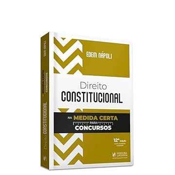 Capa do livro Direito Constitucional na Medida Certa Para Concursos (2024)