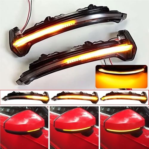 Luz intermitente de espejo lateral dinámico para TT MK3 8S y R8 2015-2019 2