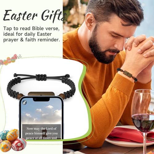 Pulsera ajustable con versículos bíblicos diarios miniatura 3