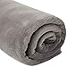 Produktbild DuneDesign extra warme Fleecedecke - 140x200 cm Kuscheldecke Mikrofaserdecke Tagesdecke Anthrazit