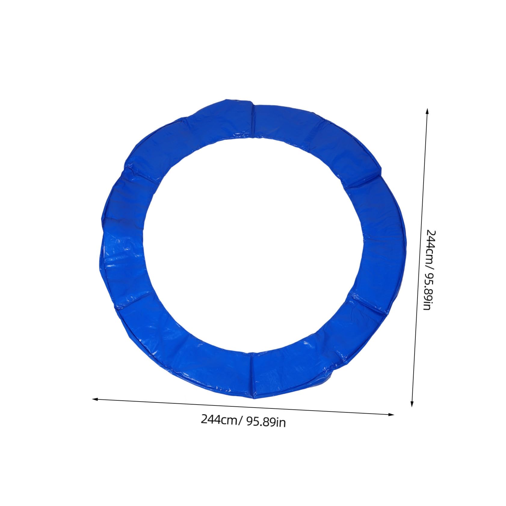 Happyyami Trampoline Spring Cover Replacement Pad Trampoline Mat Padding for Safety Water Resistant and Easy Installati