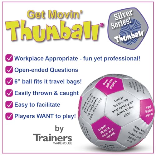 Image of Trainers Warehouse 6 inch Thumball Collection, 32 Prompts for Conversation, Team Building, Relationship and Training