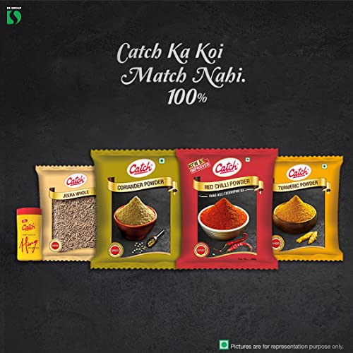 Image of Catch Masala Combo Coriander Powder 200 + Turmeric Powder 200 + Red Chilli Powder 200 + Cumin Whole 200 + Hing 50 (Pack of Five) - Masala /Spice Combo