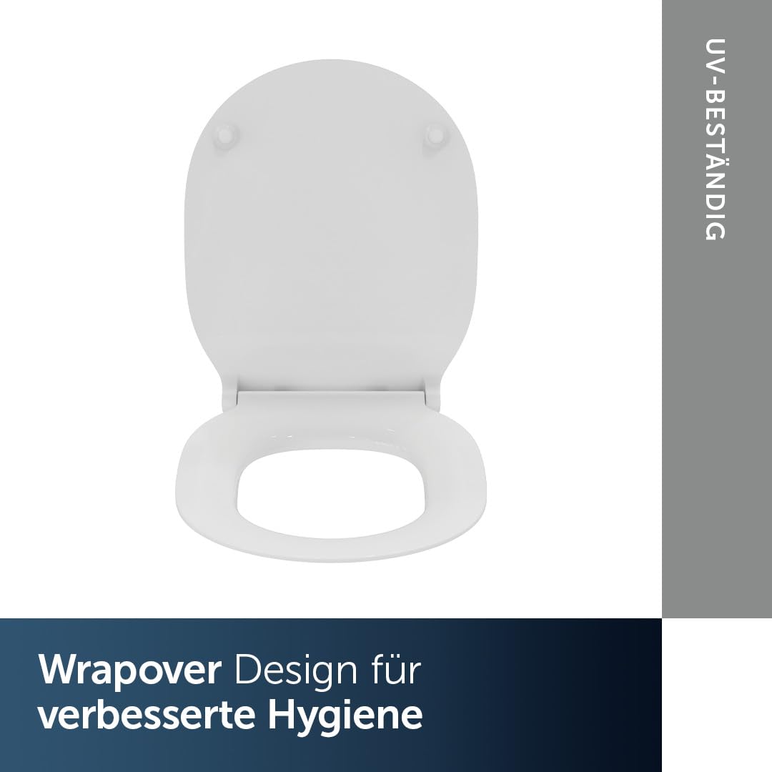 Ideal Standard Connect Air WC-Sitz mit schlanker Form – Weiß (Alpin)