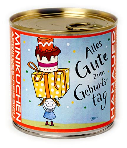 Hanauer Minikuchen Pfirsich-Aprikose Zum Geburtstag, 1er Pack (1 x 170 g)