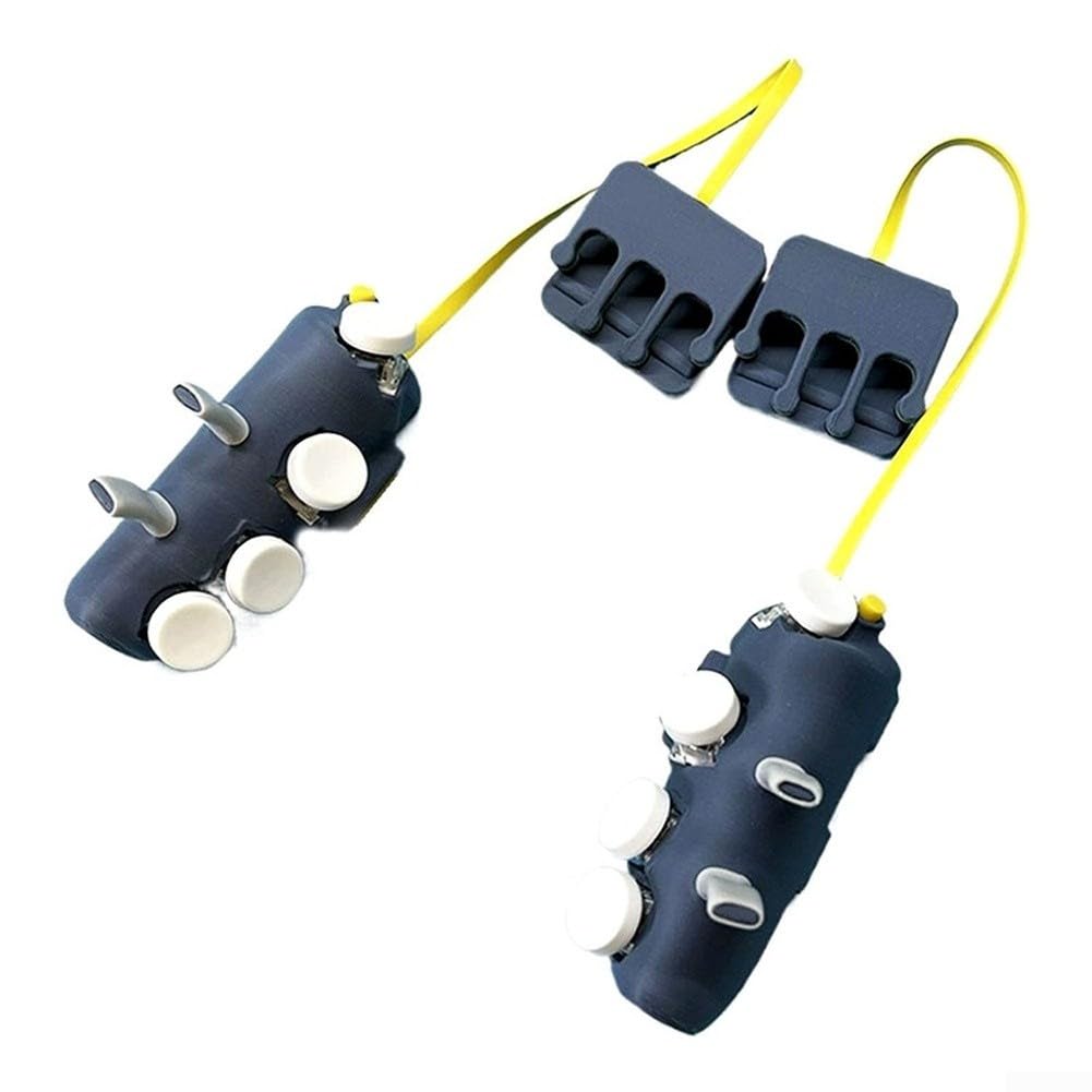 Gamepad magnetico fai da te per iPad, controller di montaggio stampato in 3D con pulsanti a impulsi, impugnatura portatile a connessione rapida, accessorio per giochi d'azione (12,4 ~ 13,5)