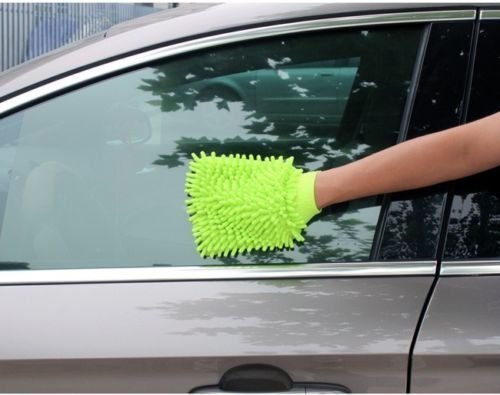 Image of Microfiber Double Sided Dusting Cleaning Glove for Home Office Kitchen Hotel, Free Size, Multicolour - Pack of 5