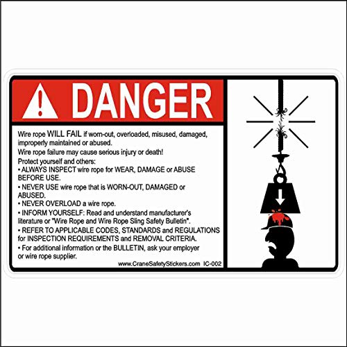 Bucket Truck Safety Sticker Fall Hazard Decal Placement CAUTION Decal ...