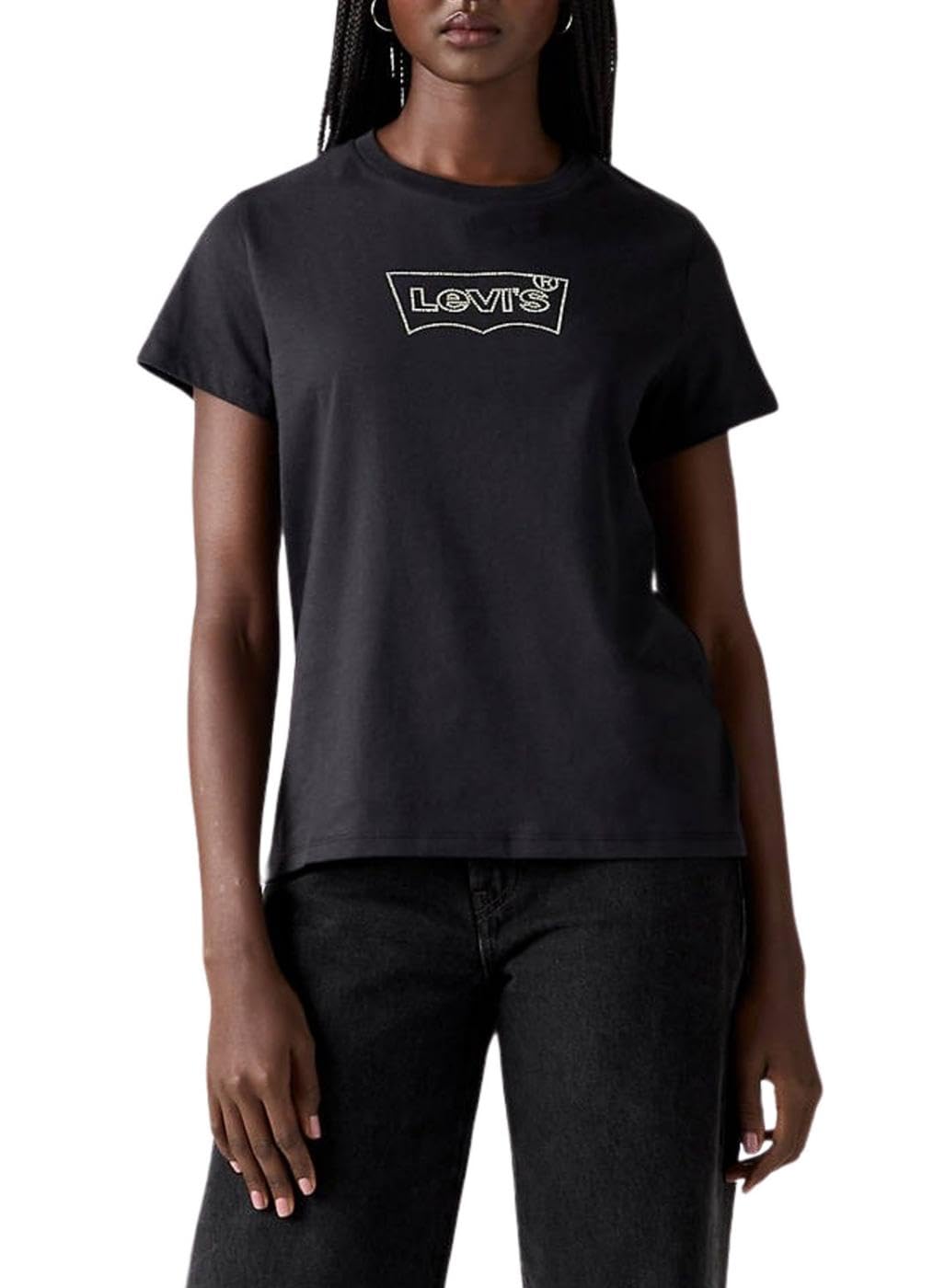 Levi's The Perfect Tee Batwing Iridescent Rhine, Batwing Iridescent R, M