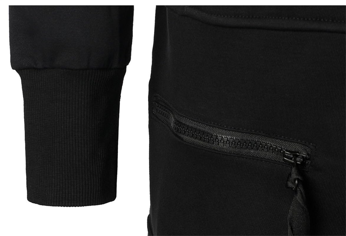 Felpe con Cappuccio Streetwear Hip-Hop da Uomo Felpa con Cappuccio Lunga da Uomo Hipster, M-XXL