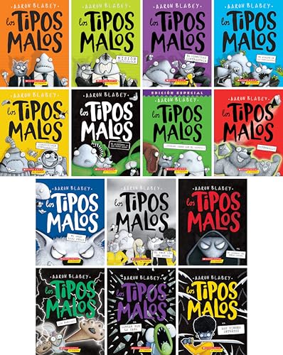 Los tipos malos colección (14 libros) en español | (The Bad Guys Spanish Series set, 14 books) (Spanish Edition)