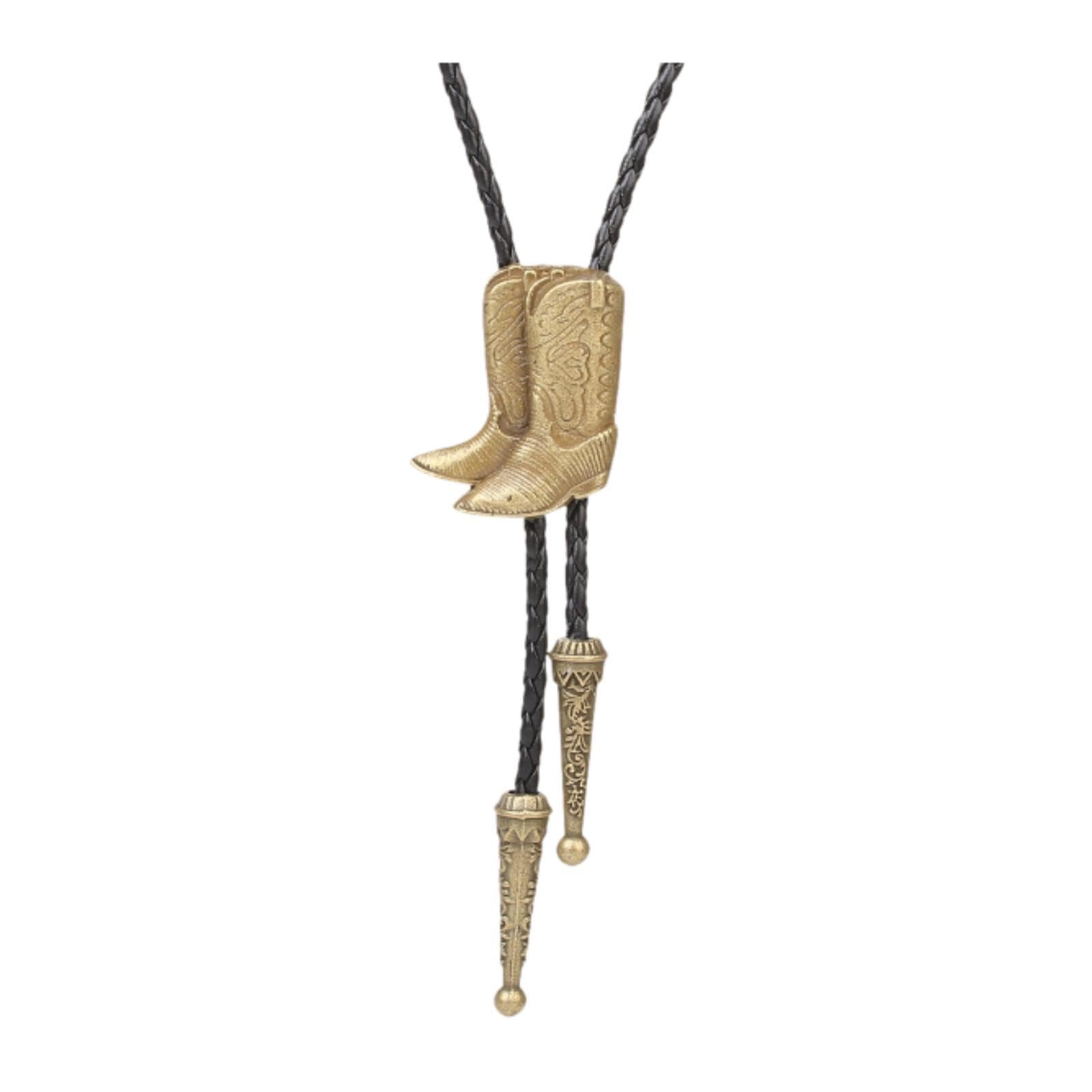 Colcolo Bolo Tie Cowboy Krawatte für Karneval Feiertage Kostüm Hochzeit, Bronze