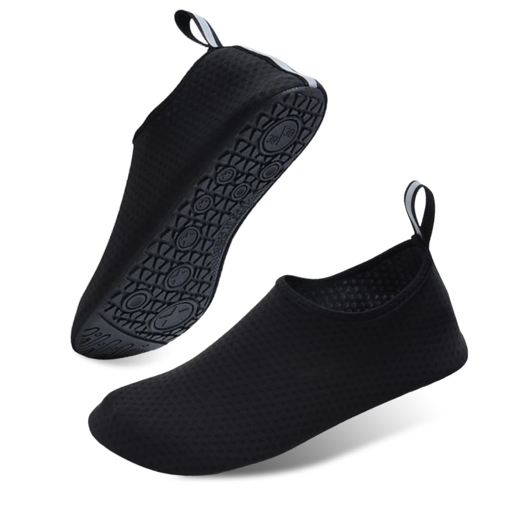 Ceihwa Escarpines Agua Hombre Mujer 38-45 Zapatos de Playa Antideslizantes Zapatillas de Agua Escarpines PiscinaCalcetines Acuáticos Deportes Water Shoes Calzado Surf Escarpines de Baño