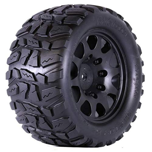 Pneumatici Powerhobby Raptor XL Con Cerchi Viper (4) – Blu Per Arrma Kraton Outcast 8S, Nuovo