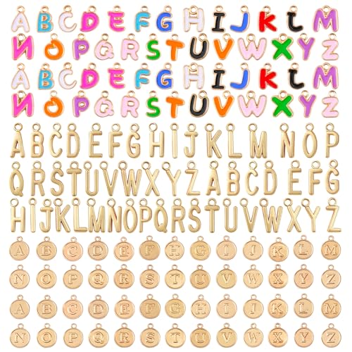 Riwiuue Letter Charms for Jewelry Making