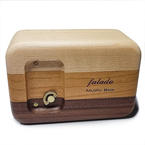 Falado Multi Color Wooden Wind Up Jewelry Music Box Tune Of You Are My Sunshine For Christmas/Birthday/Valentine's Day/Mother's Day #TOP3