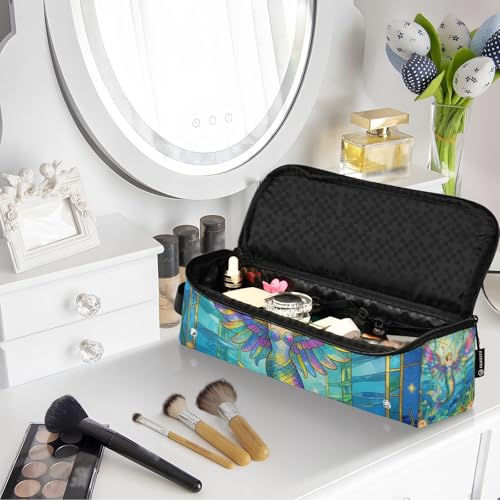 Bolsa de viaje para herramientas de cabello y alfombrilla resistente al calor con cremallera para organizador de herramientas de rizador, plancha, secador y más miniatura 7