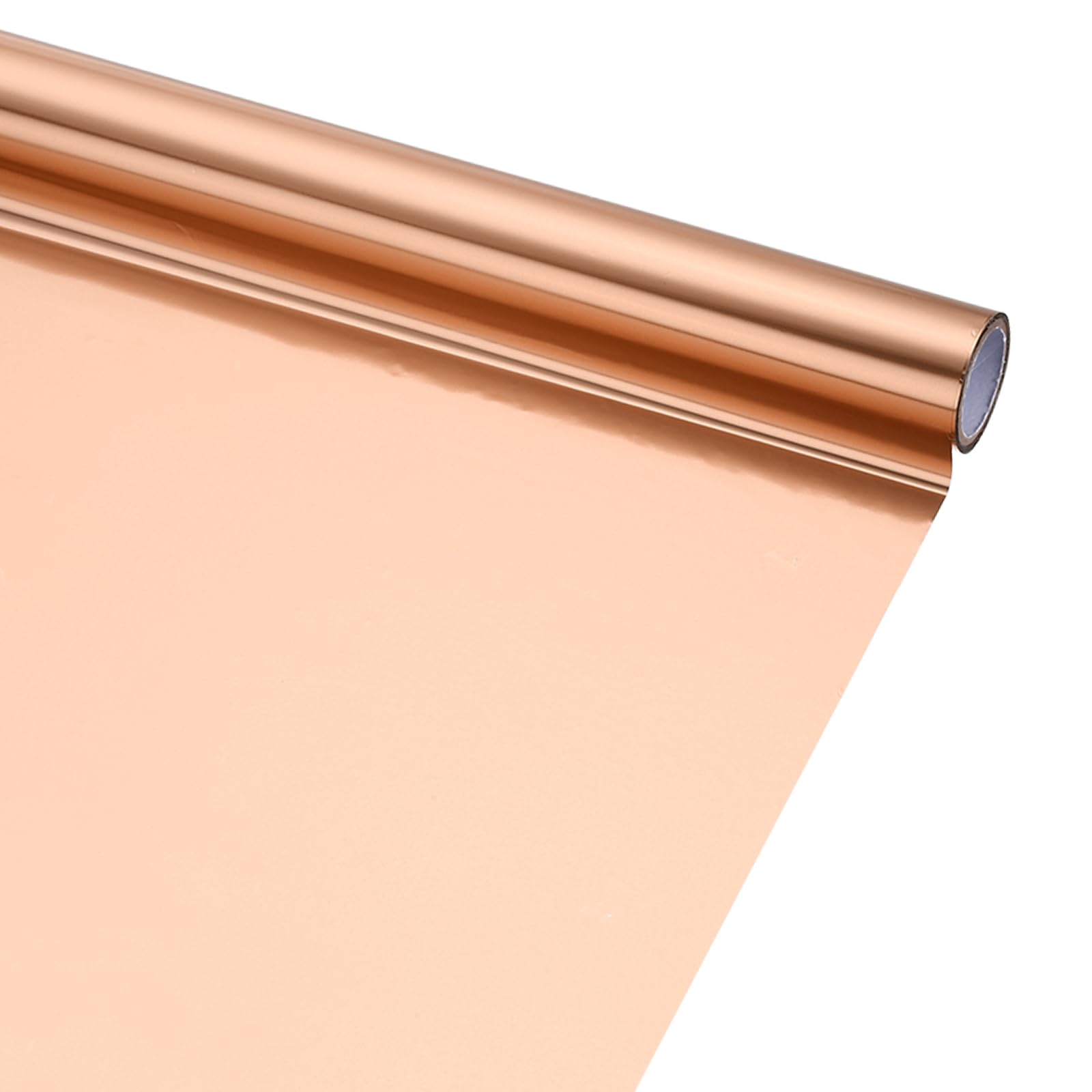 PATIKIL Heat Foil Transfer Paper Roll, 32cm x 10m Heat Activated Foil Sheets Toner Reactive Laminator Laser Printer Hot Stamping Sheet for DIY Card Scrapbooking, Dark Rose Gold