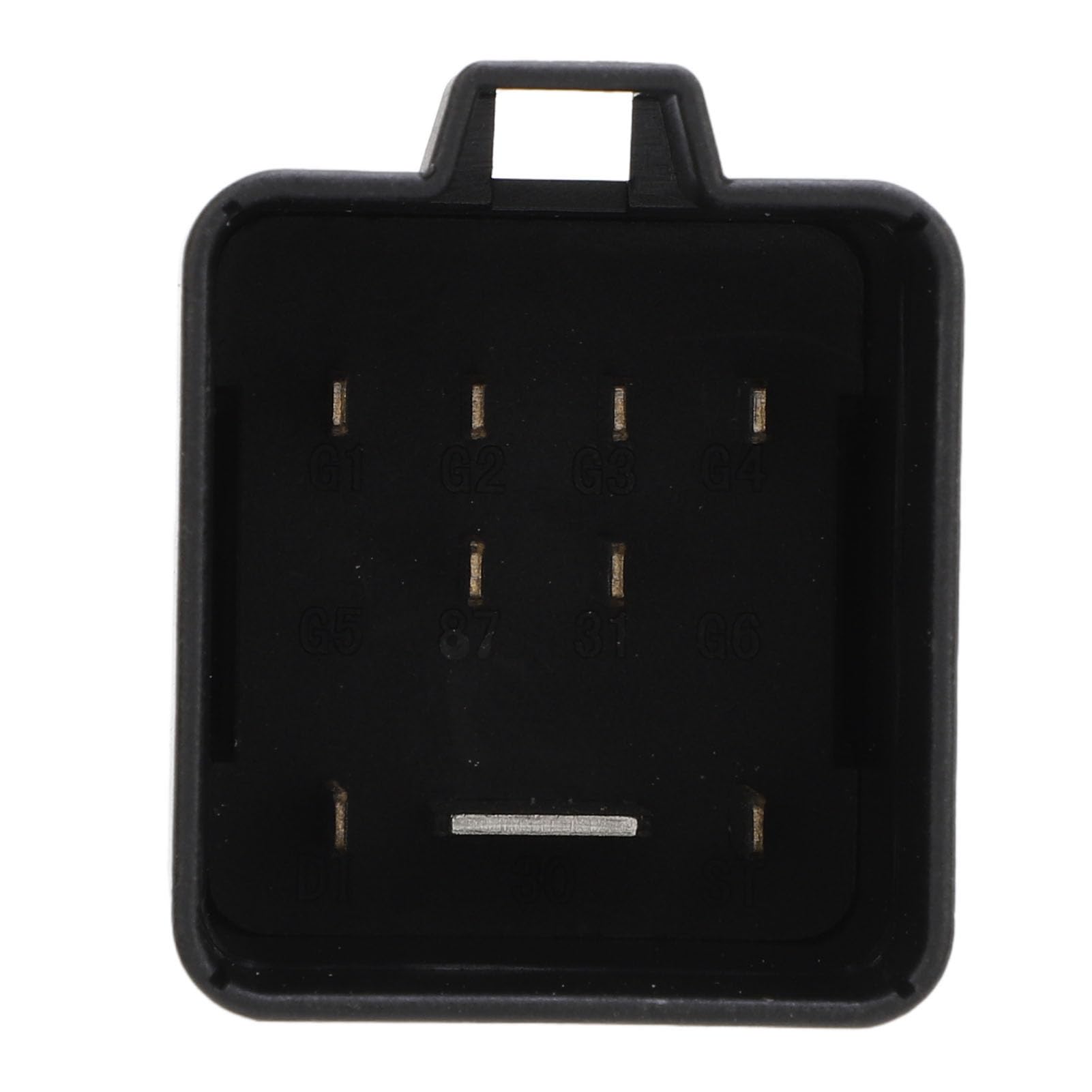 Relais de Bougies de Préchauffage à 9 Broches 0281003038, 038907281D, unité de Contrôle de Performance Stable, Compatible avec Altea, Matériau ABS, Tension 12 V